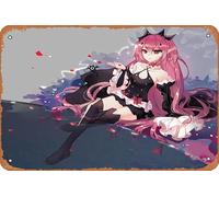 Seraph Of The End, Krul Tepes Anime Poster Home Wall Art Decoration Retro Metal Tin Sign 8x12 inch