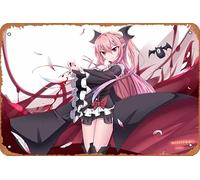 Seraph Of The End Krul Tepes Anime Poster Home Wall Decoration Retro Metal Tin Sign 8x12 inch