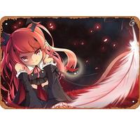 Seraph Of The End Krul Tepes Anime Poster Home Wall Decoration Retro Metal Tin Sign 8x12 inch