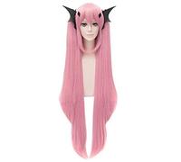 Seraph of the end Krul Tepes Cosplay Wigs Pink Women Heat Resistant Synthetic Hair Perucas Cosplay Only Wig