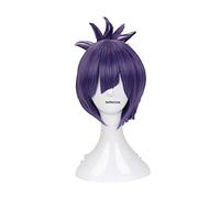 Seraph of The End Lacus Welt Owari no Seraph Cosplay Wig Short Purple Synthetic Hair Wigs + Wig Cap