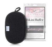 Seraphic Skincare Bikini Buffer - 100% Vegan Viscose Scrub Mitt For Women - Gently Exfoliates Dead Skin - Ingrown Hair & Razor Bumps Treatment on Bikini Area - Natural & Effective Exfoliation