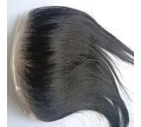 SeraphicWig Men Forehead Hairline Toupee Human Hair Front Hair Pieces For Mens Lace Hair System Lace Size 1.5X16cm Natural Color