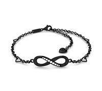 SERASAR Anklet Ladies 925 Sterling Silver 18-carat Gold Jewellery Women's Girls' Gift Idea Gifts for Girls Wedding Day Anniversary