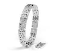 SERASAR Bracelets for Men Stainless Steel Bracelet Silver Men's Bangle Jewellery Braided