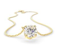 SERASAR Gold Chain Women Jewellery Ladies 585 Necklace Real For Stone Pendant Simple Diamond Mother’s Day Gift 30 Birthday