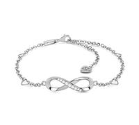 SERASAR Infinity Anklet Ladies 925 Sterling Silver 18ct Gold