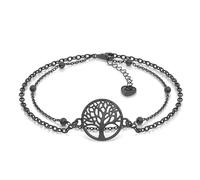 SERASAR Infinity Bracelet for Ladies, 925 Sterling Silver | 18ct Genuine Gold Plating, Adjustable Length, Jewellery Box Included