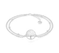 SERASAR Life Anklet Women 925 Sterling Silver 18ct Gold Jewellery