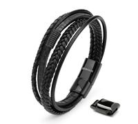 SERASAR | Men's Leather Bracelet [Wild] - Perfect Birthday Gift for Friend
