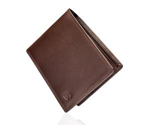SERASAR Men's Leather Wallet "Space" | Perfect Birthday Gift for Friend