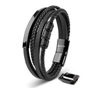 SERASAR | Men's Premium Leather Bracelet [Brave] - Fashion Wedding Jewelry