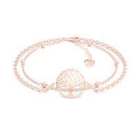 SERASAR Silver Bracelet Ladies Jewellery 925 Sterling 18-carat Rose Gold Chain Girls Bangle Gift Idea Valentine's Day Anniversary Birthday Gifts for Women