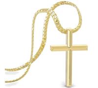 SERASAR Premium Necklace Men [Loyal] | Stainless 316L Surgical Steel | Waterproof | Solid Cuban Chain | Secure Clasp | Three Colors | Jewelry Box Included