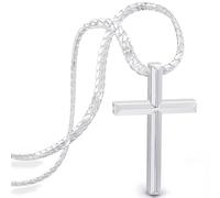 SERASAR Premium Necklace Men [Loyal] | Stainless 316L Surgical Steel | Waterproof | Solid Cuban Chain | Secure Clasp | Three Colors | Jewelry Box Included