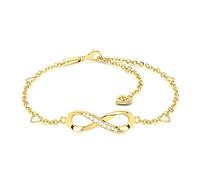 SERASAR Silver Anklet Women 925 Sterling Silver 18ct Gold Jewellery