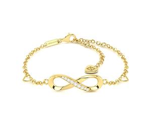 SERASAR Silver Bracelet Ladies 925 Sterling 18-carat Gold Jewellery Girls Bangle Box Gift Idea Mother's Day Christmas