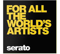 Serato For All The Worlds Artists 12" Control Vinyl Records (black, pair)