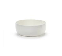 Serax Base breakfast bowl with low rim white 16 cm