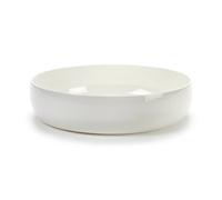 Serax Base serving bowl with low rim white 24 cm