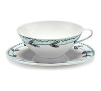 Serax - Blossom Milk Teacup With Saucer - Blue