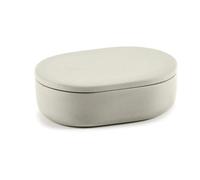 Serax Cose storage jar oval with lid S 3.3x10.2 cm Beige