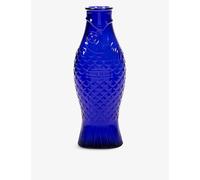 Serax Fish & Fish glass bottle 85 cl Cobalt blue