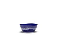 Serax Feast Bowl L Dark Blue/ White Stripes