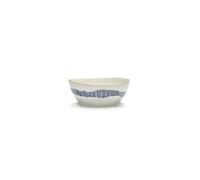 Serax Feast Bowl L White/ Blue Stripes