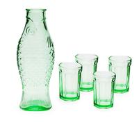 Serax - Fish & Fish Carafe With 4 Tumblers, Green - Green