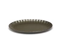 Serax Inku oval plate S 17.5x25 cm Green