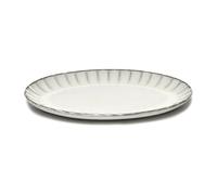 Serax Inku oval plate S 17.5x25 cm White