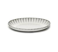 Serax Inku oval serving bowl M 15.4x22 cm White