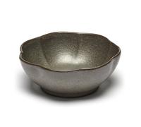 Serax Inku ridged bowl L 13 cm Green