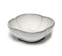 Serax Inku ridged bowl S 9 cm White