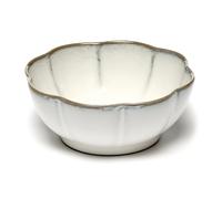 Serax Inku ridged bowl XL 15 cm White