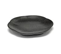 Serax Inku ridged plate S 8.9 cm Black