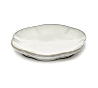 Serax Inku ridged plate S 8.9 cm White