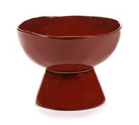 Serax La Mère bowl on foot large Ø20.5 cm Venetian red