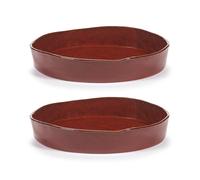 Serax La Mère deep plate M Ø23 cm 2-pack Venetian red