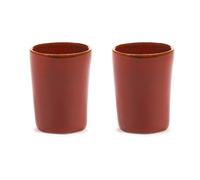 Serax La Mère espresso cup 7 cl 2-pack Venetian red