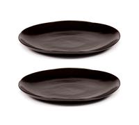 Serax La Mère plate XL Ø27 cm 2-pack Dark brown