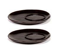 Serax La Mère saucer for coffee cup Ø14.5 cm 2-pack Dark brown