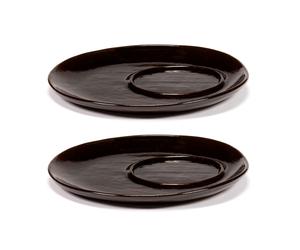Serax La Mère saucer for coffee cup Ø14.5 cm 2-pack Dark brown