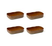 Serax La Nouvelle Table extra deep saucer No5 L 4-pack Brown