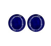 Serax Ottolenghi Feast plate L Ø26,5 cm 2-pack Dark blue stripes-white