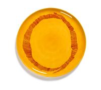 Serax Ottolenghi Feast serving platter Ø35 cm Yellow stripes-red