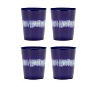 Serax Ottolenghi Feast tea cup 33 cl 4-pack Dark blue-white