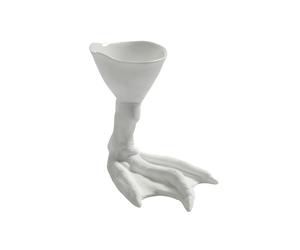 Serax Poaking Duck Foot egg cup white