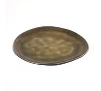 Serax Pure oval plate medium green